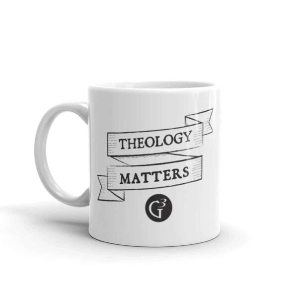 Theology Matters White Glossy Mug