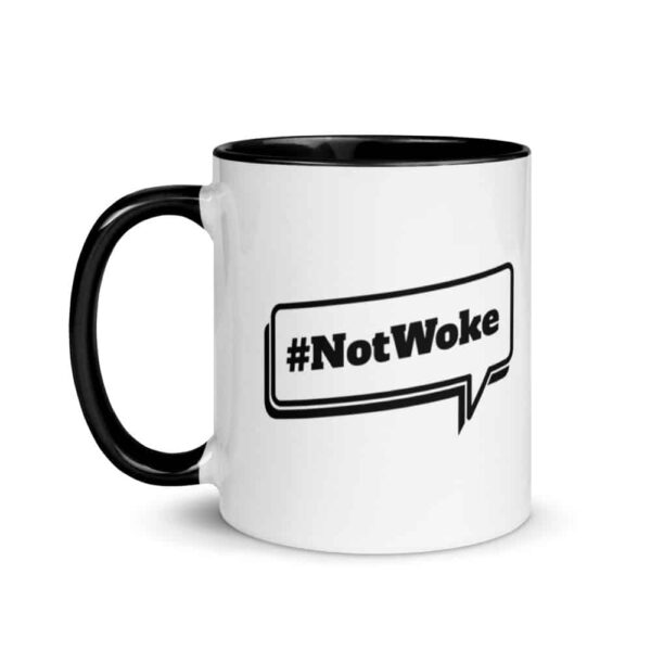 #NotWoke Mug with Color Inside