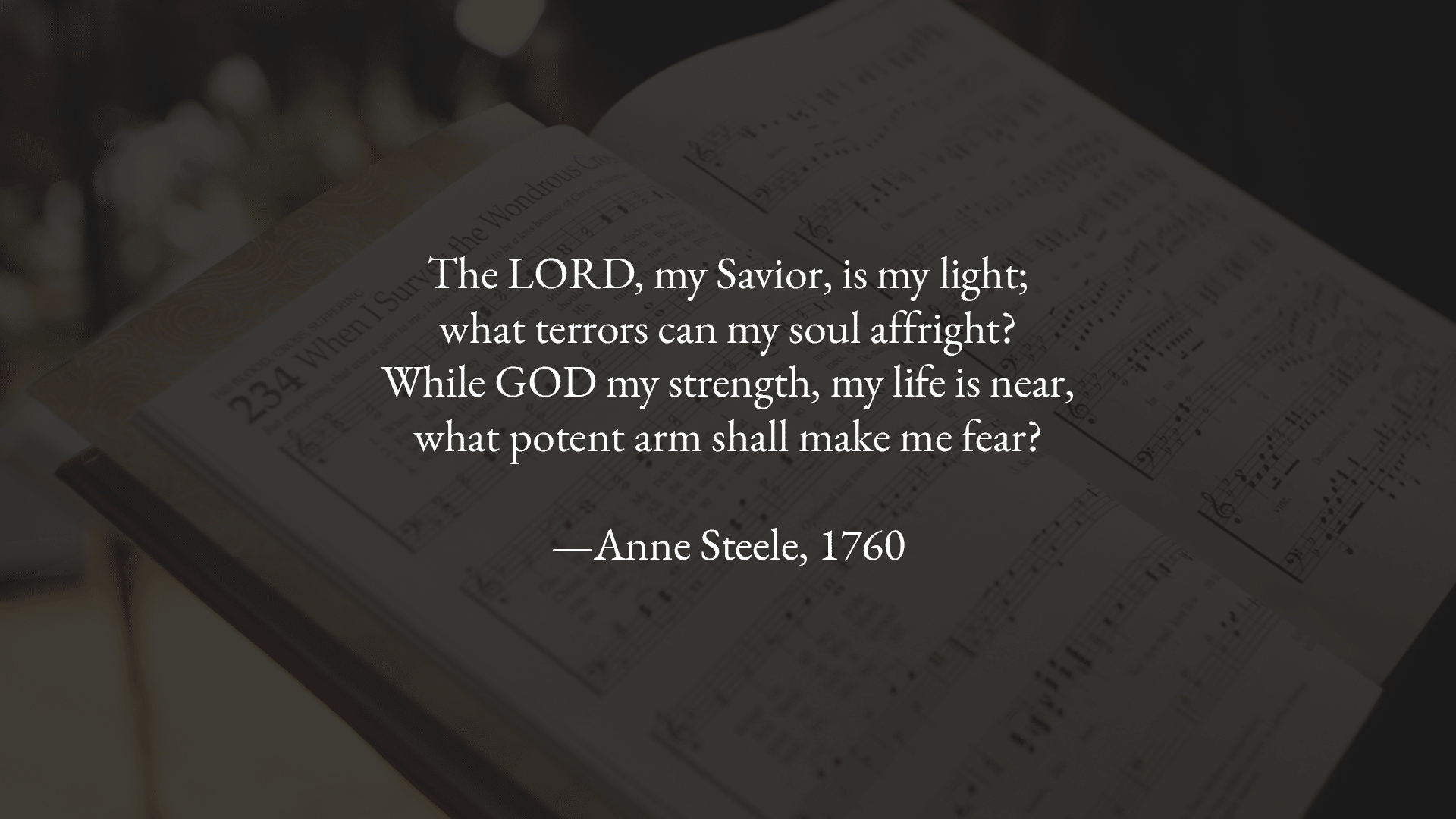 The Lord, My Savior, Is My Light (Ps 27)